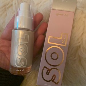 Colourpop SOL glow body oil shimmer in champagne